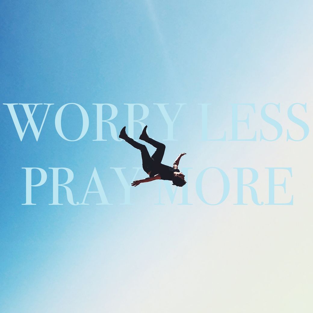 Cover art for Worry Less and Pray More by David Dewese.